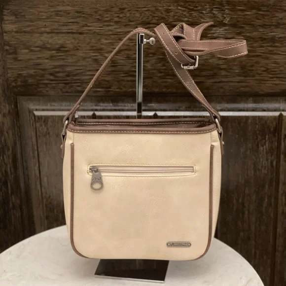 Montana West Aztec Crossbody NWT Beige - Picture 4 of 8